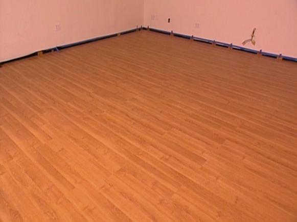 New Laminate Floor - Snap-together Laminate Flooring