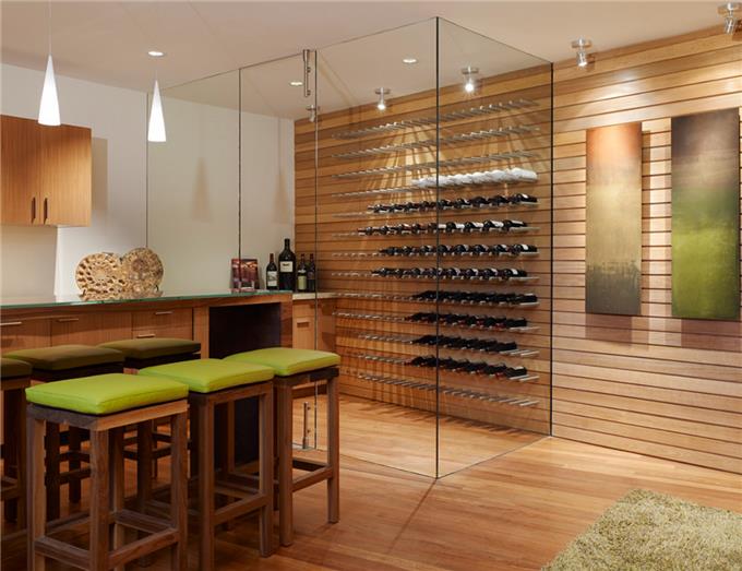 Look The Space - Invisible Wine Racks
