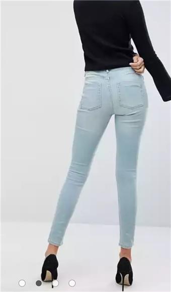 Cut Closely The Body - Asos Lisbon Skinny Mid Rise