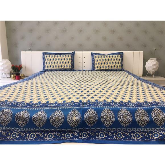 Cotton Double - Double Size Bed Sheet
