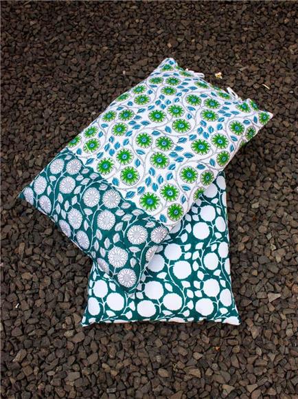 Cotton Pillow Cover - Hand Block Print