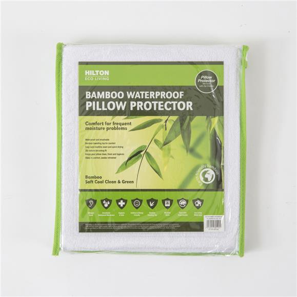 Waterproof Pillow Protector - Bamboo's Unique Ability Wick Moisture