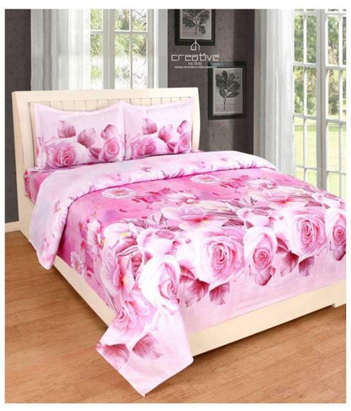 Double Bed Sheet With - Get Good Night's Sleep