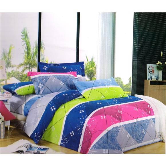 Floral Double Bed Sheet - Bed Sheet With Two Pillow