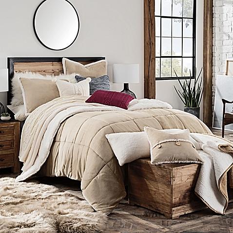 Coordinate With Top Bed Complete - Ugg Hudson Reversible Comforter Set