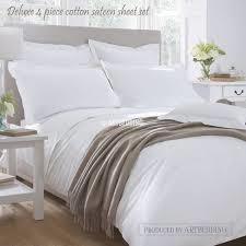 Cotton Sateen Sheets - Thread Count Sheets