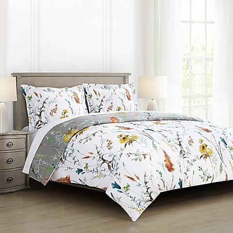 Comforter Set - Botanical Print In Colorful Hues
