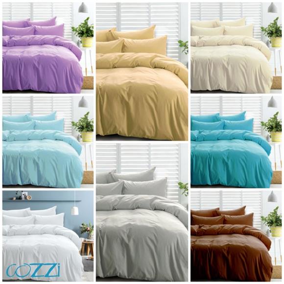 Fitted Bedsheet Set With Quilt - Cozzi Magic Colour Microfiber Fitted