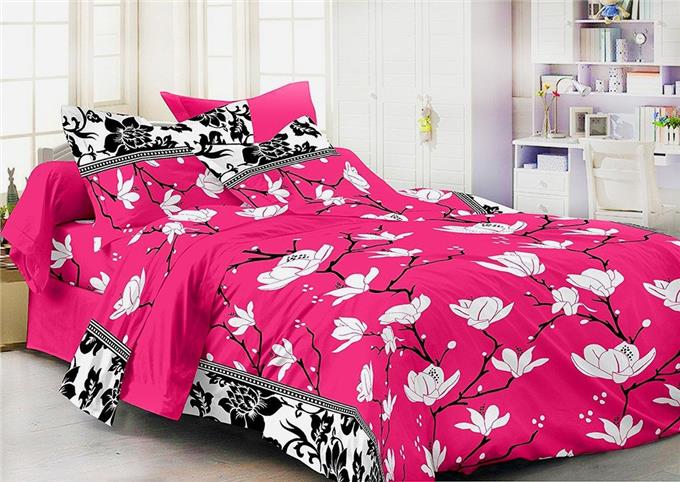 Double Bedsheet With - Tc Polycotton Double Bedsheet