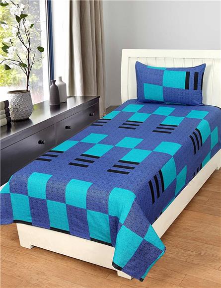 Cotton Single Bedsheet With - Bedsheets Designed Provide You Luxuriously