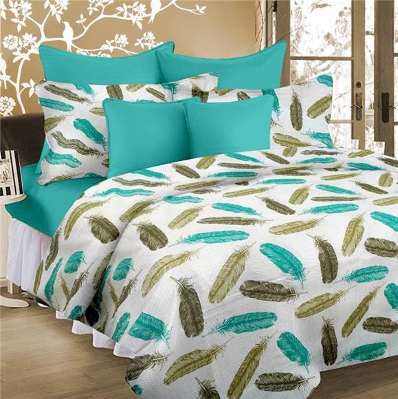 Cotton Printed Double Bedsheet - Lend Startling New Look Room