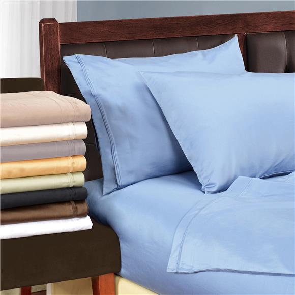 Thread Count Solid Deep Pocket - Thread Count Egyptian Cotton Sheets