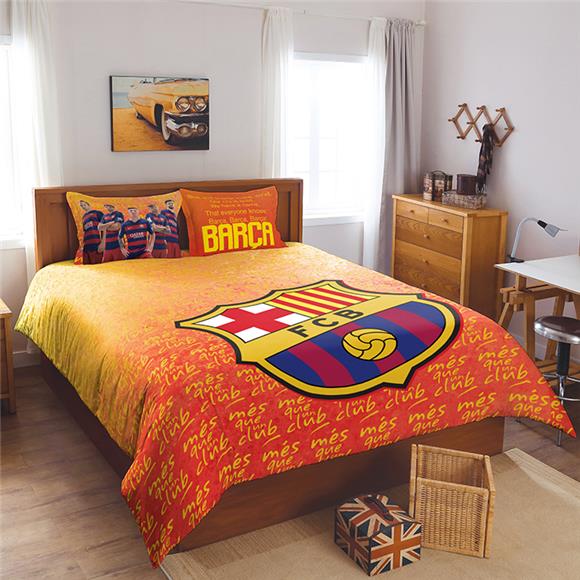 Football - Double Size Bed Sheet Set