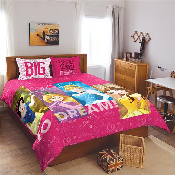 Pink Color - Double Size Bed Sheet Set