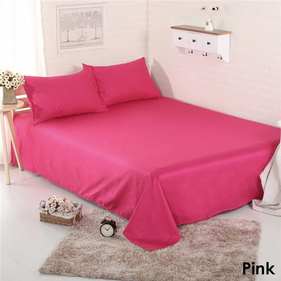 Bed Sheet - Premium Solid Plain Bed Sheet