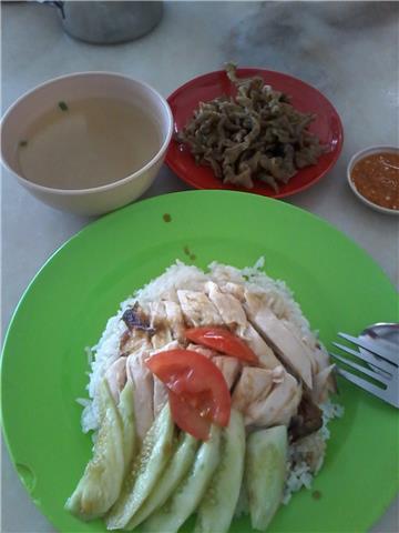 Having Lunch - Wilson Chicken Rice
