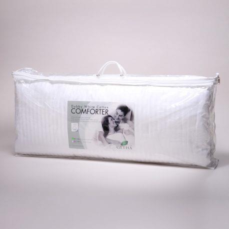 Dobby White Cotton Comforter