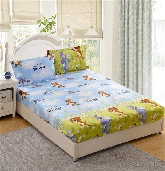 Bed Sheets - 4-in-1 Queen Size Fitted Bed