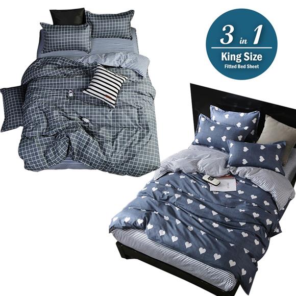 King Size Bedsheet - Made Premium Quality Comfortable Fabric