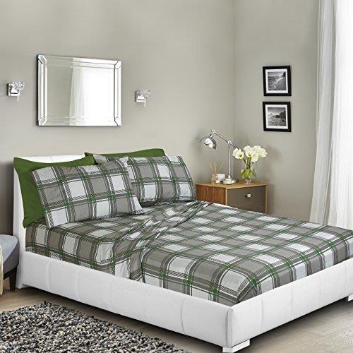 Printed Bed Sheet Set - Double Brushed Sides Increase Ultimate