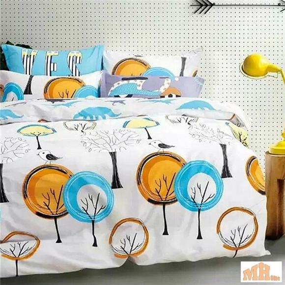 High Quality Cotton - 2pcs Single Fitted Bedding Set