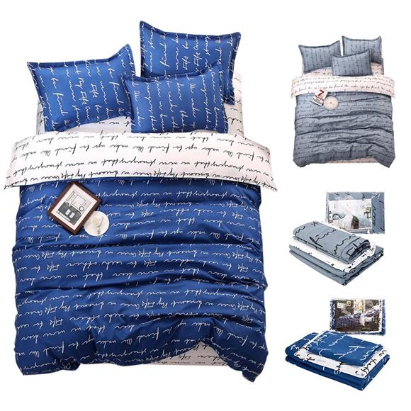 Cover Flat - Pillow Case Quilt Cover Bedding