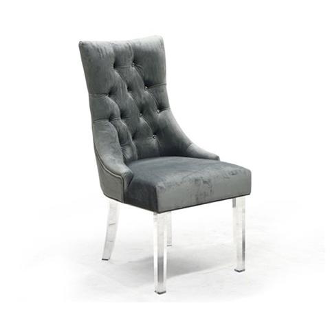 Chair In Grey - Accent Chair