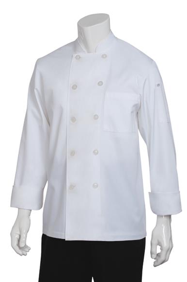 In White - Le Mans Chef Coat