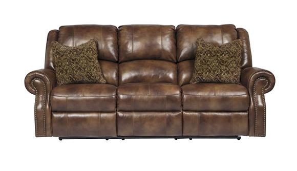 Power Motion Living Room Collection - Series Features Top Grain Leather