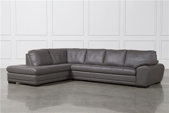 Piece Sectional W - Top Grain Leather