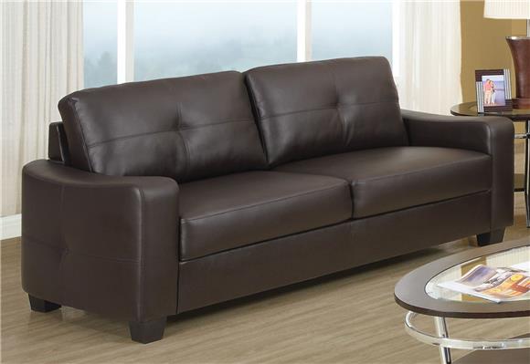 Fabric With The Look Leather - Living Room Collection