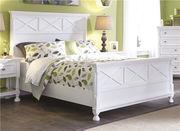 Beauty Vintage Casual - Queen Panel Bed Brings Amazing