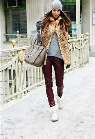 Stylish Winter Outfits With Flat - Winter Outfits With Flat Boots