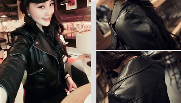 Style Leather - Women Biker Jacket