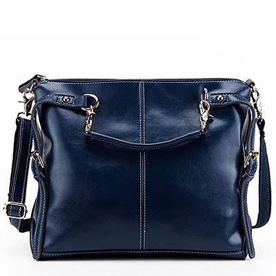 Zipper - Casual Genuine Leather Shoulder Bags