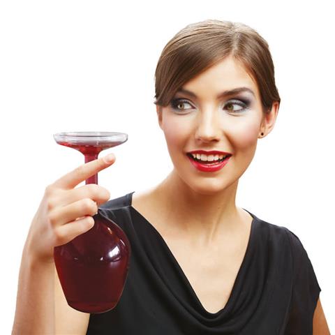 Make Look - Giant Upside Down Wine Glass