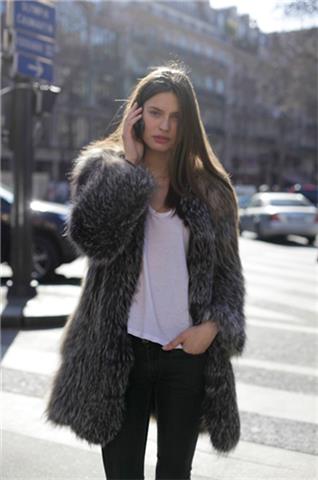 Fur Coat - Street Style