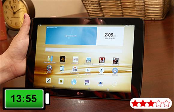 The Lg G Pad - Hours Battery Life