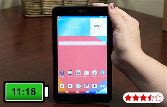 The Lg G Pad - Tablets With The Longest Battery