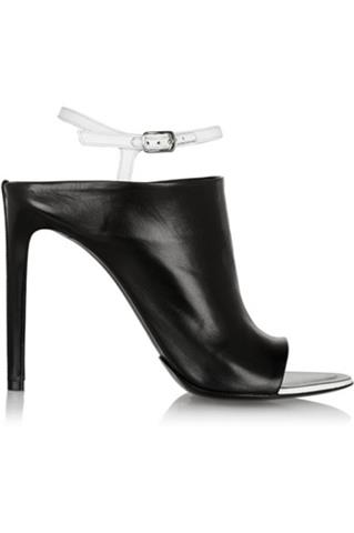 Buckle-fastening Ankle Strap - Heel Measures Approximately