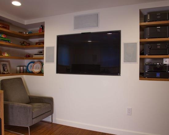 Flat Screen Tv - Gypsum Board Wall