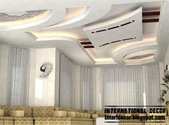 Room Interior Design - Gypsum Board Ceiling Living Room