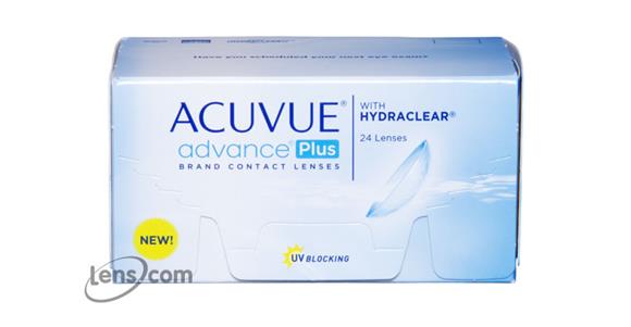 Wearing Contact - Acuvue Advance Plus Contact Lenses