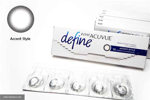 Accent Style - 1-day Acuvue Define Contact Lenses
