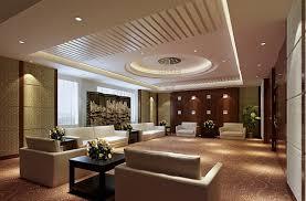 Gypsum Board Ceiling Design - Modern Recessed Lighting Luxury Living