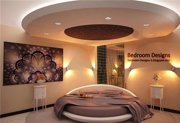 Bedroom Interior Design - Gypsum Board Ceiling