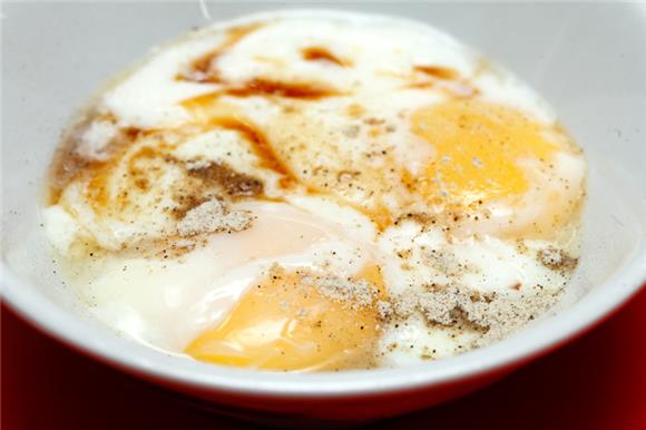 Half Boiled Eggs - Ah Weng Koh Hainan Tea