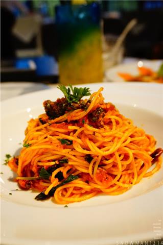 Manage Finish - Spaghetti Stir-fried With Thai Anchovy