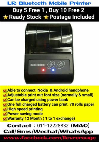 Lievre Rouge Bluetooth Mobile Printer Kl Selangor Malaysia - Black 58mm Mini Receipt Wireless