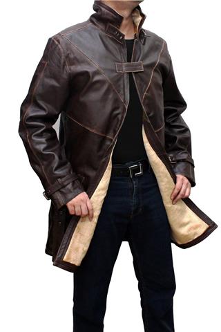 Leather Trench Coat - Long Lasting Material